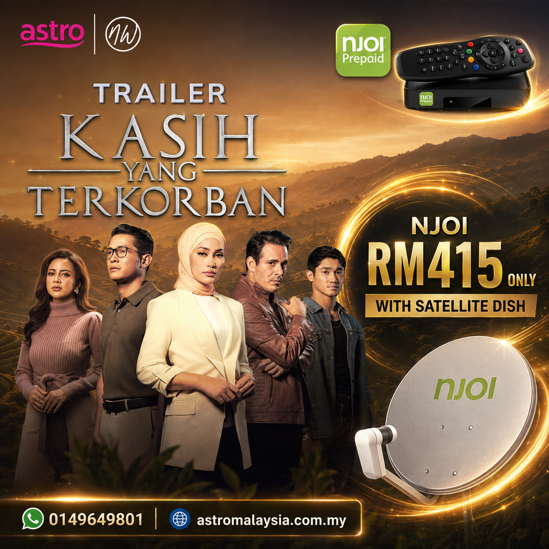 Tonton Trailer Kasih Yang Terkorban & Dapatkan Set Njoi RM415 Lengkap Sekarang!