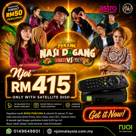 Perang Nasi Dagang: Kelate VS Ganu & How to Watch with Njoi