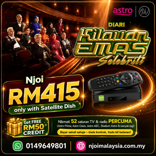 Njoi Promotion: Watch Diari Kilauan Emas Selebriti
