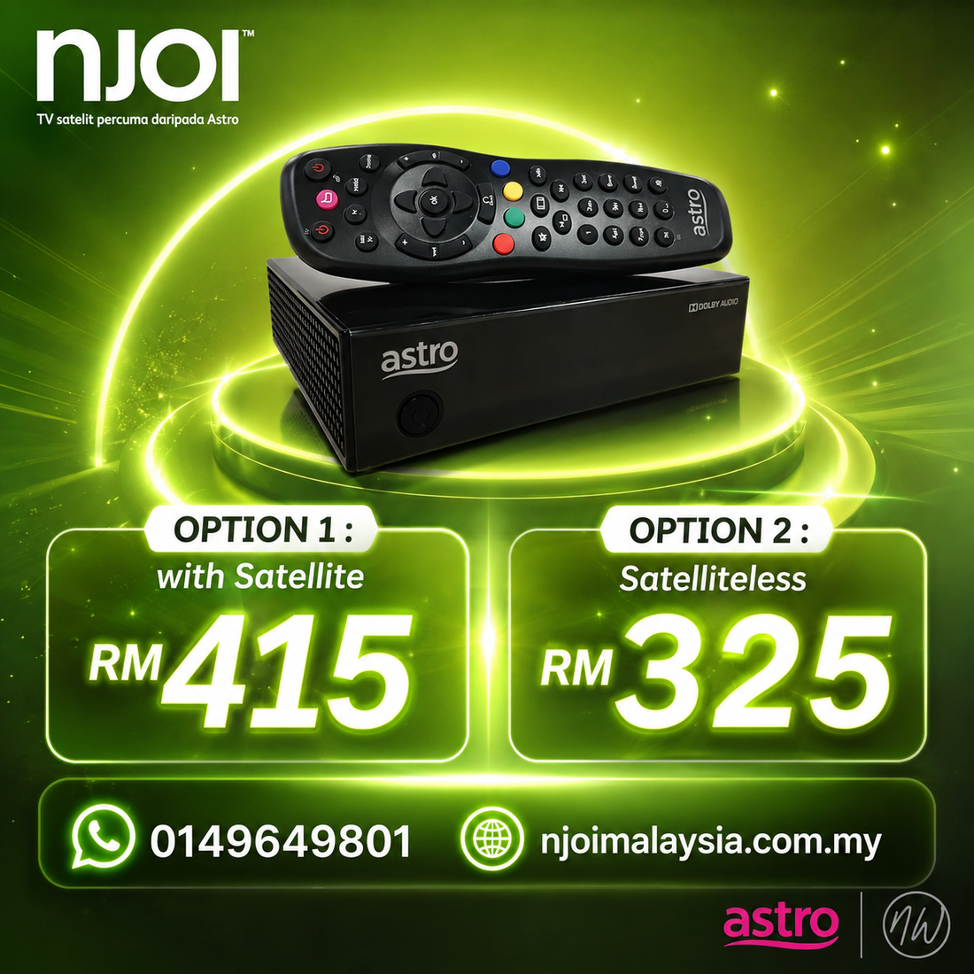 NJOI Prepaid TV Setup & Plans in Malaysia: Complete Buying Guide