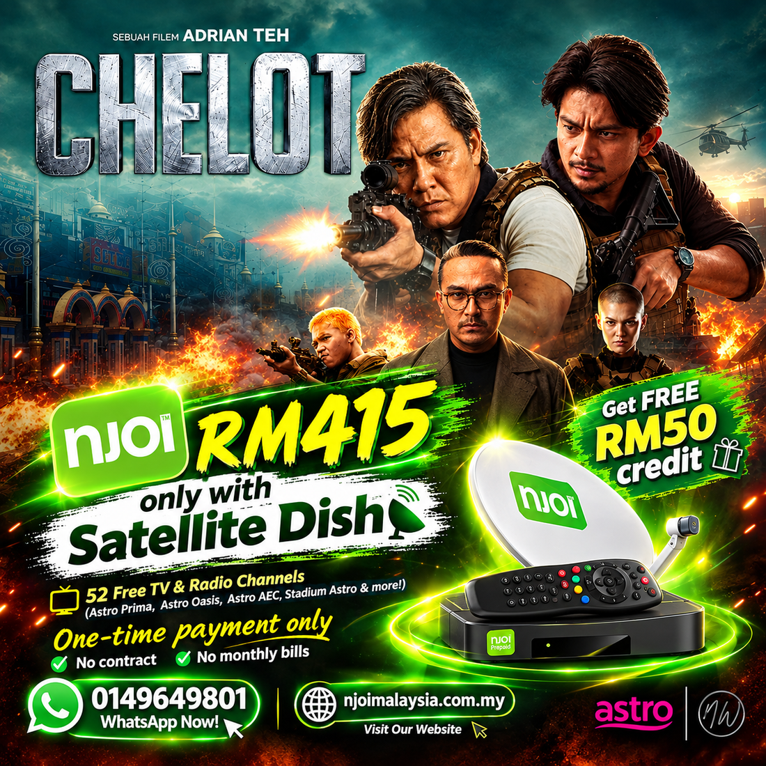 Njoi - The Making of Chelot & Best Satellite Dish Deals