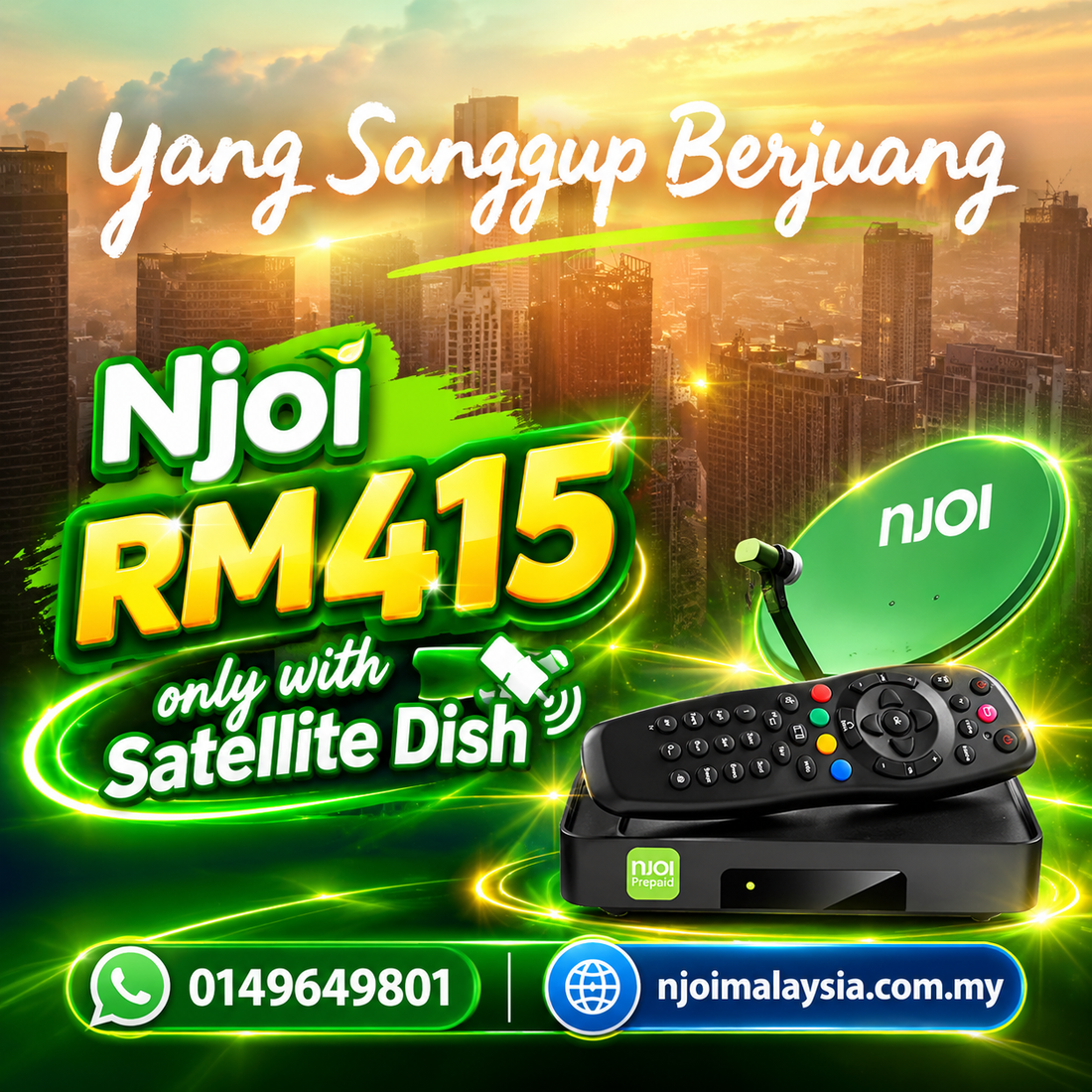 Nikmati Hiburan Tanpa Bil Bulanan Dengan Njoi - Yang Sanggup Berjuang