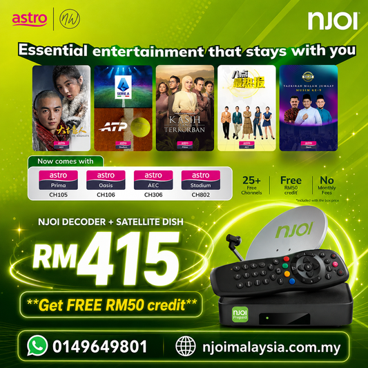 Why Pay Monthly Bills? Get Unlimited Home Entertainment with Njoi Today!